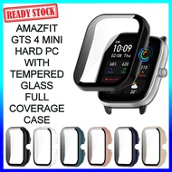 Amazfit GTS4 Mini Hard PC With Tempered Glass Full Coverage Protector Case Amazfit GTS 4 Mini Case