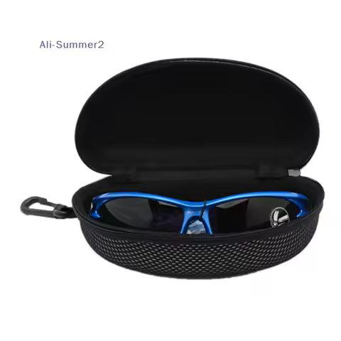 {Summer2} {MX} New Fashion Zipper Eye Glasses Storage Box Shockproof EVA Hard Case Portable Sunglass