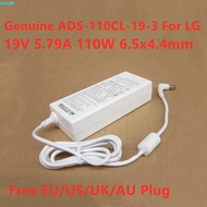 Genuine ADS-110CL-19-3 19V 5.79A 19.5V 5.65A AC Adapter For LG 34UM95C PF1500G PROJECTOR 34UC98 BFP1