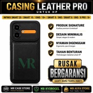 SOFTCASE LEATHER PRO BLACK FOR INFINIX SMART 20 SMART 10/ 10 HD/ 10 PLUS/ SMART 8 SMART 8 HD/ SMART 
