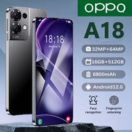 โทรศัพท์มือถือ OPPQ A18 สมาร์ทโฟน 5G เครื่องใหม่ 7.5นิ้ว HD+รองรับ2ซิม Smartphone 4G/5G โทรศัพท์สมา แรม16GB+รอม512GB โทรศัพท์ถูกๆ Android 12.0 มือถือ Mobilephone มือถือราคาถูกๆ โทรศัพท์สำหรับเล่นเกม โทรสับราคาถูก A18 5G เเถมฟรีเคสใส+ฟิล์ม ในสต็อก