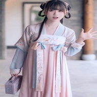 Chinese Style Hanfu Skirt Suit Ancient Costume Hanfu Improved Ancient Costume Hanfu Female Style Ancient Style Male Martial Arts Uniform Student Cos