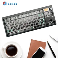 ชุดคีย์บอร์ดแบบกลไก GMK87คีย์บอร์ดเล่นเกมแป้นพิมพ์ตามหลักสรีรศาสตร์ Hotswap สามารถตั้งโปรแกรมได้พร้อ