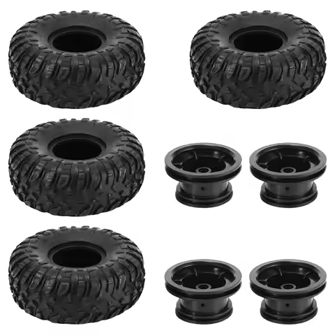 ABHW 4Pcs RC Car Tires Tyre Wheel Upgrades Accessories for MN D90 D91 D96 D99 MN90 MN99S 1/12 RC Car