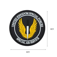 [Custom Velcro patch]HK.PVC Call of Duty Man in Black SA's Cod Age Special Aviation Service 3D Velcr
