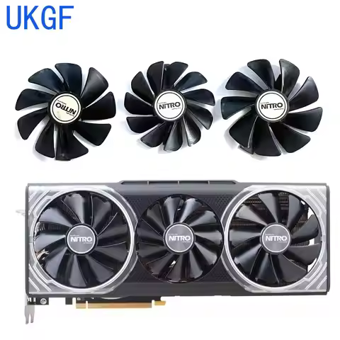 Original 4 PIN 85M CF9010M12D 95MM CF1015H12D RX VEGA 64 GPU fan for Sapphire RX VEGA 64 8G HBM2 Ult