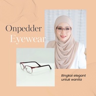 Onpedder Eyewear Stainless Steel Frame / Glasses For Women / Eyeglass Frame / Bingkai Cermin Mata / 