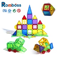 Romboss 52pcs Magnetic Tiles Building Blocks Kids Toy Magnet Set 3D Building Blocks For Girl Boys To