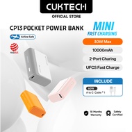 【3C Certification】CUKTECH Mini Power Bank 10000mAh 30W Max Fastcharging  Portable  PD3.0 Powerbank