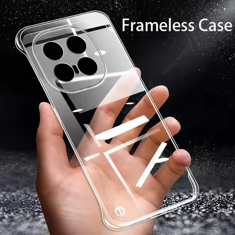 Frameless Slim Clear Transparent Plastic PC Hard Case For Vivo iQOO 13 12 11 10 9 8 7 5 Pro iqoo13 1