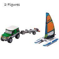 Lepin 02027 City Great Vehicles 4x4 Catamaran Building Blocks Figures Model Bricks Toys Compatible W