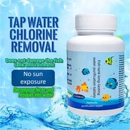 Ready stock Aquarium water Ph balance water purification tablets→sterilization + dechlorination + wa