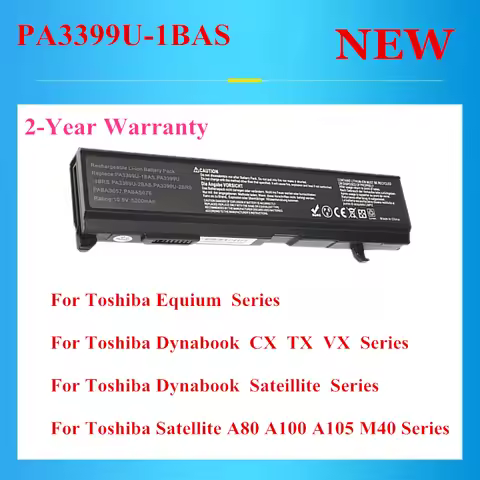 PA3399 pa3399u-1brs pa3399u-2brs Laptop Battery For Toshiba M100 M40 M45 M50 S2 A4 A5 A6 A7 Dynabook