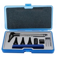 Otoscope Set Fiber Optic Otoscope Ophthalmoscope LED ENT Diagnostic Examination Kit Ear Nose and Thr