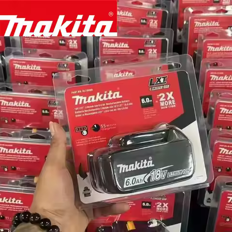 Original Makita 6Ah/5Ah for Makita 18V Battery BL1830B BL1850B BL1850 BL1840 BL1860 BL1815 Replaceme