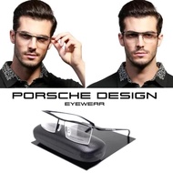 Ready ☆ Frame Kacamata Pria Sporty Porsche Design Senur Gantung Half