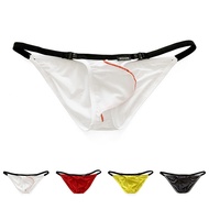 [POWDERS] Sexy Mens Thong Lingerie T-back Low-Rise Breathable Underwear Briefs Underpants