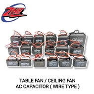 TABLE FAN CEILING FAN AC CAPACITOR / FAN CAPACITOR / KAPASITOR KIPAS ANGIN / MESIN / MESIN BASUH ( W