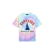 CARNIVAL CNVXFTST013 FANTASIA SORCERER S HAT TIE DYE BOXY T-SHIRT PASTEL