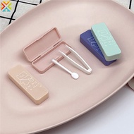 Cute Cartoon Bear Contact Lens Tweezers Set Mini Portable Candy Color Contact Lens Inserter Remover 
