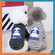 New Pet Panda Sweater Pet Clothing Dog Clothing Teddy Cat Winter Clothing Pet Stripe Clothing Cat Cl