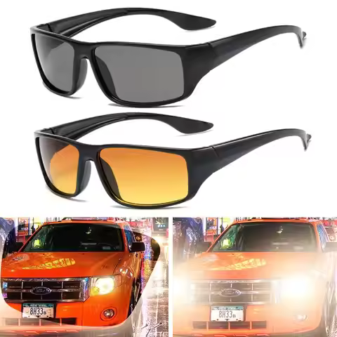 Day Night Car Anti-Glare Night Vision Drivers Goggles Night Driving Enhanced Light Glasses Cycling G