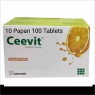 CEEVIT VITAMIN C 250 MG 10 PAPAN 100 TABLETS..