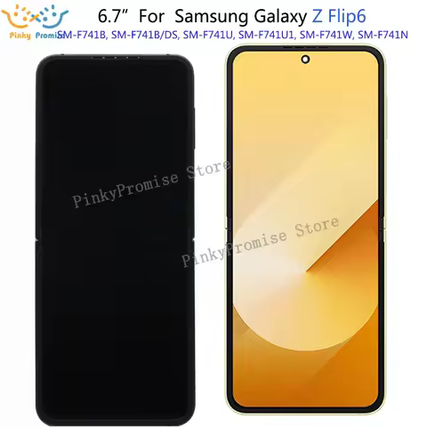 6.7” Mobile Phone LCD For Samsung Galaxy Z Flip6 Flip 6 F741B F741B/DS F741U F741U1 F741W F741N Disp