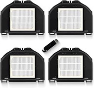 Filter Replacement 4-Pack for Shark Matrix & Matrix Plus Robot Vacuum, Compatible with Shark RV2310A