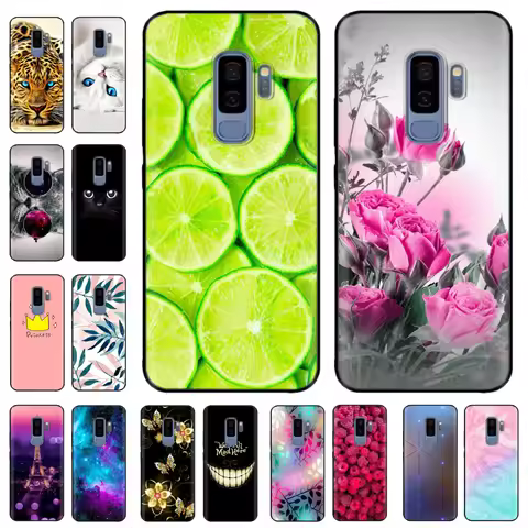 For Samsung Galaxy S9 Case Mobile Phone TPU Silicone Protective Cover for Samsung S9 Plus S9+ S 9 Ba