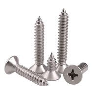 M4M5M6M8 304 Stainless Steel Countersunk Self-Tapping Screw Extended Phillips Flat Self-Tapping Scre