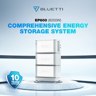 BLUETTI Solar Power Station EP600 & B500 Expansion Battery 4096Wh LiFePO4 Battery Backup