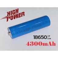 Battery Li-ion Rechargeable LC-18650 3.7V 4300mAh