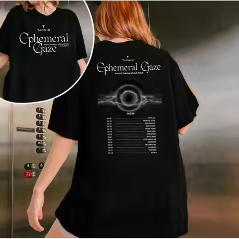 Taemin Ephemeral Gaze Tour 2025 T Shirt Eternal Album