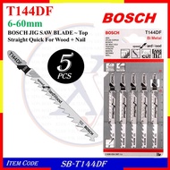 SB-T144DF BOSCH JIG SAW BLADE T144DF (Top Straight Quick For Wood + Nail 6-60mm)