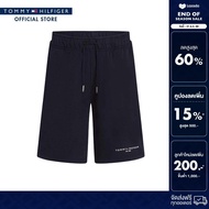 Tommy Hilfiger กางเกงลำลอง ผู้ชาย รุ่น MW0MW38698 DW5 - สีน้ำเงิน ทรง Regular Fit