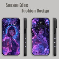 Casing For Vivo Y02s Y16 Y35 Y22S Y02 Y02A Y36 V27e V29e Y17sgirl Surrounded By Bubbles OYZ55 Phone 