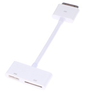 30 Pin To USB HD-MI HDTV TV Adapter Converter Cable For Ipad 1 2 3 For Iphone 4 4S USA Digital AV 30-Pin To HD-MI Adapter