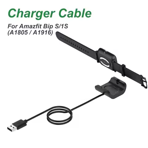 Charger for Amazfit Bip S/1S / A1805 / A1916 Fitness Smartwatch Charging Cable for Amazfit Bip S / 1