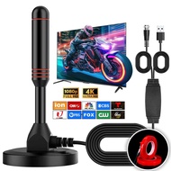 Portable HD TV Antenna Digital DTMB HD Aerial 30DBI HD Digital TV Antenna with Amplifier DVB-T2 Quic