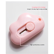 [SG READY STOCK] Cute Lovely Pocket Knife Office Letter Box Opener Girls Portable Mini Box Cutter Retractable Cloud Util