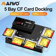 MAIWO CF Port Card Reader Memory CF Card Photography Camera 5 Bay Memory Card Copy Machine Cloning a