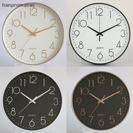 hanpromanwj Modern Simple And Minimalist Wall Hung Clock Silent Non-ticking Wall Clock For Study Bed