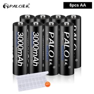 Brand new PALO 1.2V AA Rechargeable 1.2V AAA Ni-MH AA AAA Rechargeable LR3 LR6 for Toy Welcome