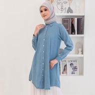 Giyomi ID - Livy Tunic Women's Tunic/ Denim Tunic/ Women's Tops