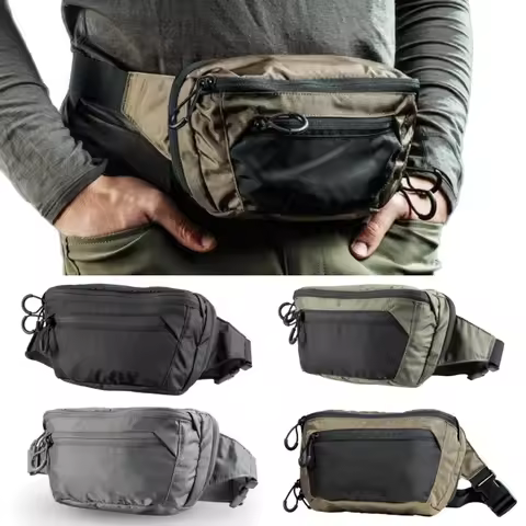 Tactical CCW Chest Bag Fanny Pack Concealed Carry Pistol Pouch Quick Release Molle EDC Bag Hunting H