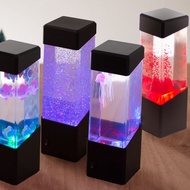 READY STOCKJellyfish Aquarium LED Multicolor Lighting Fish Tank Mood Lamp Night Light for Home Room