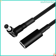 WU DC6 5x4 4mm Male to USB Type C PD Charger Cable Power Cable for USB C Devices