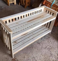 CProduct ชั้นวางรองเท้า ชั้นวางของเอนกประสงค์ ขนาด กว้าง 90 cm ลึก 35 cm สูง 50 cm งานดิบไม่ทำสี