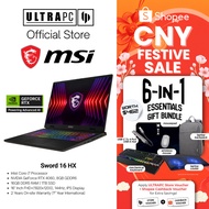 MSI Sword 16 HX Gaming Laptop - Intel Core i7 Processor - NVIDIA RTX 4060 - 16" FHD+ 144Hz Display -